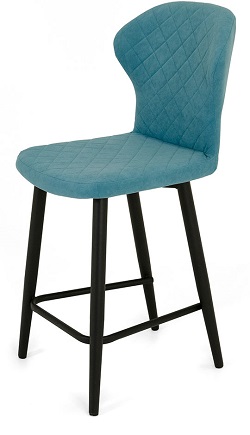 Полубарный стул с фигурной спинкой KB-13402