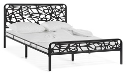 Кровать из черного металла WV-13873
