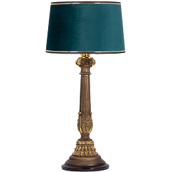 Настольная лампа из мрамора с абажуром BO-17317