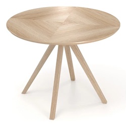 Круглый стол из массива дерева AL-14258
