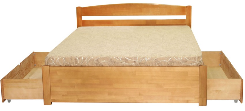 Кровать подростковая с выкатными ящиками