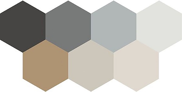Цветовая палитра Lagom крайне умеренна, состоит из светлых, серых и пастельных тонов. 