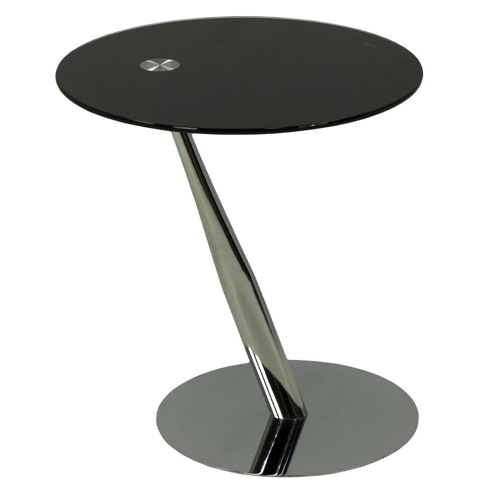 Стеклянный столик придиванный столик