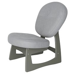 Кресло для отдыха. Цвет Ультра смок / Серый ясень.