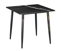 Нераскладной прямоугольный стол. Цвет черный. 