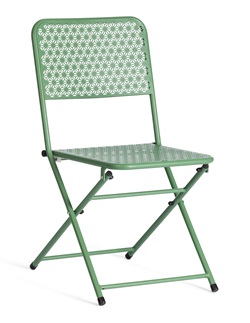 Стальные стулья для дачи и сада. Цвет зеленый.