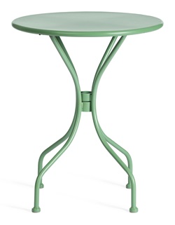 Стол для сада и дачи из стали. Цвет зеленый.